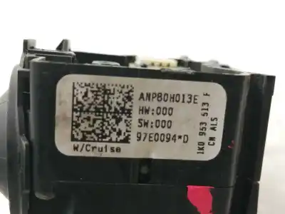 Second-hand car spare part indicator switch for seat leon (1p1) stylance / style oem iam references 1k0953513f  