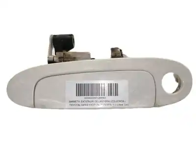 Peça sobressalente para automóvel em segunda mão puxador exterior dianteiro esquerdo por toyota yaris (ncp1/nlp1/scp1) 1.0 linea terra referências oem iam 