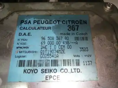 Second-hand car spare part electronic module for citroen c2 sx oem iam references 9650836780 9650836780 