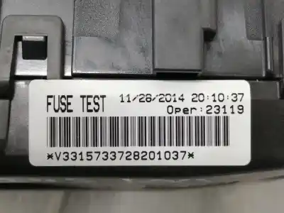 Second-hand car spare part fuse box unit for citroen c4 picasso ii 1.6 hdi 90 oem iam references 9806192580 66652x v3315733728201037