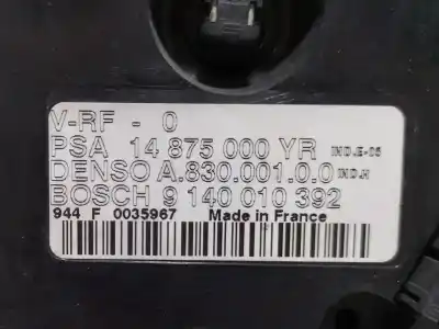 Peça sobressalente para automóvel em segunda mão comando de sofagem (chauffage / ar condicionado)  por citroen c8 2.0 hdi x referências oem iam 9140010392  