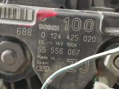 Peça sobressalente para automóvel em segunda mão alternador por opel meriva cosmo referências oem iam 0124425020 55556067 