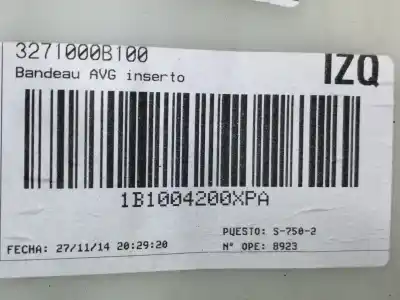 Second-hand car spare part left front door trim for citroen c4 picasso ii 1.6 hdi 90 oem iam references 6307126163 1a2yc0193657 / 3271000a0zd / 1b2004201yzx / 1a3td0187505 6307126435 / 98125295yc / p98125295yc / 3271000a3td / 3271000b20