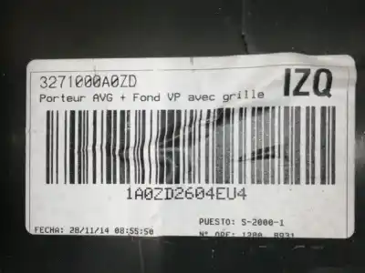 Second-hand car spare part left front door trim for citroen c4 picasso ii 1.6 hdi 90 oem iam references 6307126163 1a2yc0193657 / 3271000a0zd / 1b2004201yzx / 1a3td0187505 6307126435 / 98125295yc / p98125295yc / 3271000a3td / 3271000b20