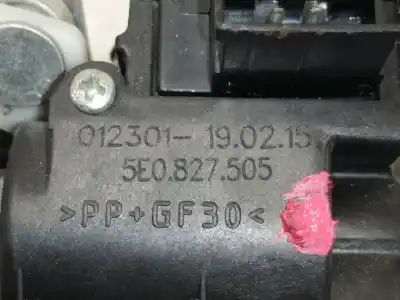 Second-hand car spare part trunk lock for seat leon st (5f8) reference oem iam references 5e0827505  