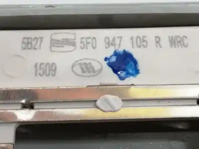 Second-hand car spare part interior light for seat leon st (5f8) reference oem iam references 5f0947105  