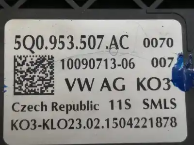 Second-hand car spare part multifunction switch for seat leon st (5f8) reference oem iam references 5q0953507ac 1009071306 5q0953513r