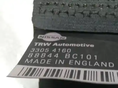 Автозапчасти б/у задний правый ремень безопасности за nissan micra c+c (ck12e) acenta ссылки oem iam 191857827 88844bc101 33054160