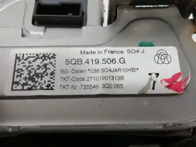 Second-hand car spare part steering column for cupra ateca 2.0tsi 4drive oem iam references 5qb419506g 27101901313b / 038s04jar10hbi 7355493q0065