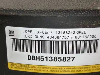 Peça sobressalente para automóvel em segunda mão airbag dianteiro esquerdo por opel meriva blue line referências oem iam 13188242 604455600b / 464064757 13188242 / 601762200 / 1604456100a