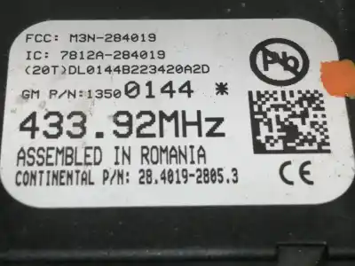 Second-hand car spare part electronic module for opel adam glam ecoflex oem iam references 7812a284019  