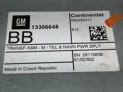 Second-hand car spare part electronic module for opel adam glam ecoflex oem iam references 13306648  
