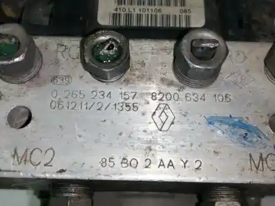 Peça sobressalente para automóvel em segunda mão abs por renault clio iii exception referências oem iam 0265234157  