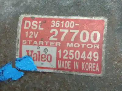 Peça sobressalente para automóvel em segunda mão motor de arranque por kia pro_cee´d emotion referências oem iam 3610027700 1250449 