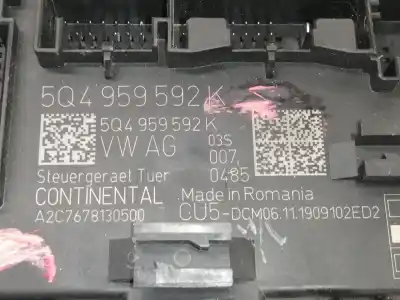 Second-hand car spare part electronic module for cupra ateca 2.0tsi 4drive oem iam references 5q4959592k  