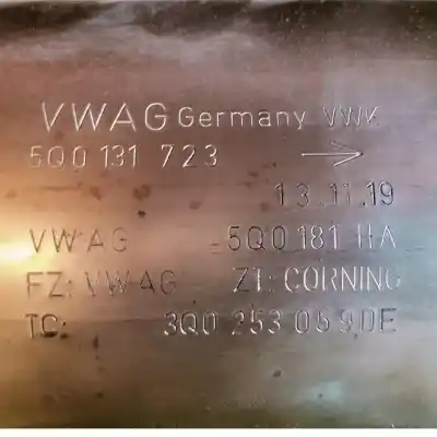 Peça sobressalente para automóvel em segunda mão escapamento completo por cupra ateca 2.0tsi 4drive referências oem iam 5q0131701an 300253719a / 5q0131731q 5q0131783s