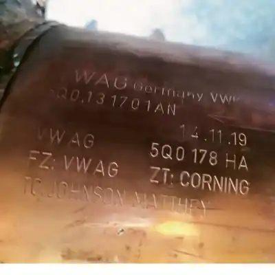 Peça sobressalente para automóvel em segunda mão escapamento completo por cupra ateca 2.0tsi 4drive referências oem iam 5q0131701an 300253719a / 5q0131731q 5q0131783s