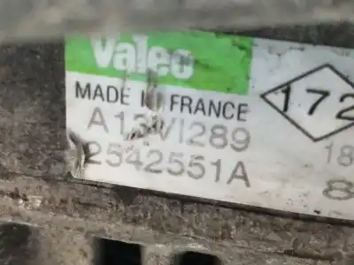 Автозапчастина б/у генератор для renault scenic (ja..) 1.9 dci authentique посилання на oem iam 8200107686  