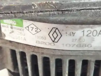 Автозапчастина б/у генератор для renault scenic (ja..) 1.9 dci authentique посилання на oem iam 8200107686  