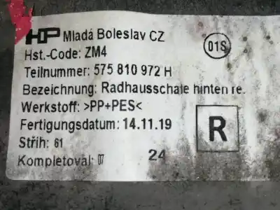 Peça sobressalente para automóvel em segunda mão cave de roda traseira esquerda por cupra ateca 2.0tsi 4drive referências oem iam   