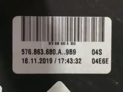 Peça sobressalente para automóvel em segunda mão tablier por cupra ateca 2.0tsi 4drive referências oem iam 576863681abc  