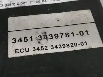 Peça sobressalente para automóvel em segunda mão abs por bmw x3 (e83) 2.0d referências oem iam 34513450270 34513402039501 / 3451343978101 34523443982001 0265236012