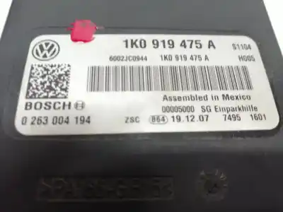 Peça sobressalente para automóvel em segunda mão módulo eletrônico por seat toledo (5p2) reference referências oem iam 1k0919475a  