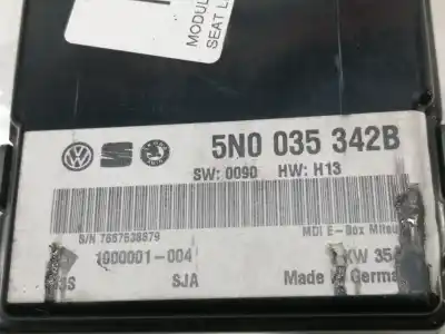 Second-hand car spare part electronic module for seat leon (1p1) reference oem iam references 5n0035342b  