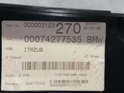 Peça sobressalente para automóvel em segunda mão porta luvas por bmw x3 (e83) 2.0d referências oem iam 74277535  3123270