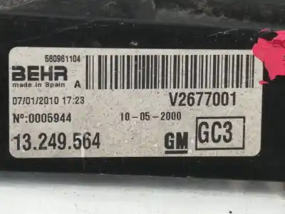 Second-hand car spare part radiator cooling fan for opel corsa d selective oem iam references v2677001 p6188001 