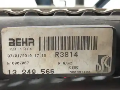 Peça sobressalente para automóvel em segunda mão radiador de água por opel corsa d selective referências oem iam 13399870  13249566