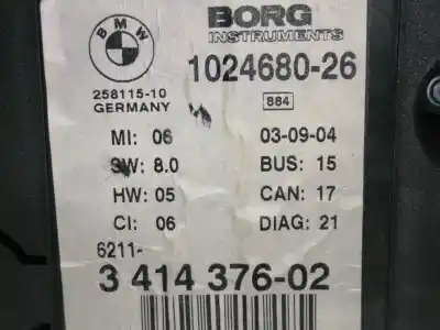 Second-hand car spare part dashboard for bmw x3 (e83) 2.0d oem iam references 102468026  