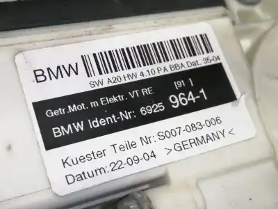 Second-hand car spare part passenger side right window regulator for bmw x3 (e83) 2.0d oem iam references 69259641  