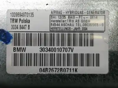 Second-hand car spare part front left side airbag for bmw x3 (e83) 2.0d oem iam references 30340010707v 30348447b 1009694970135 04b2672b0711k 