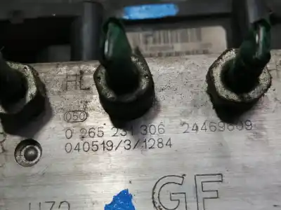 Peça sobressalente para automóvel em segunda mão abs por opel corsa c blue line referências oem iam 0265231306 24469609 0265800303