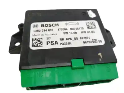 Second-hand car spare part electronic module for peugeot 3008 active oem iam references 0263014016  