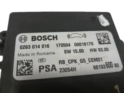 Second-hand car spare part electronic module for peugeot 3008 active oem iam references 0263014016  