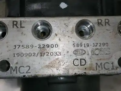 Peça sobressalente para automóvel em segunda mão abs por kia xceed business referências oem iam 58900j7290 6158941600 / j1201910290081 6158941600 / cl219h283750 / j758922900 / 58910j7290 / 5b932t0950