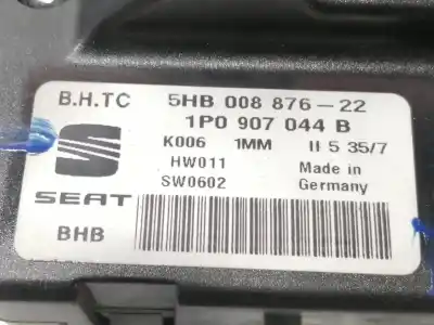 Second-hand car spare part heating / air conditioning control panel for seat leon (1p1) reference oem iam references 1p0907044b  