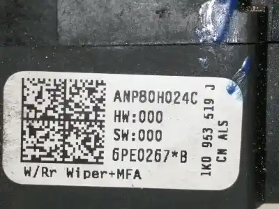 Pezzo di ricambio per auto di seconda mano comando pulito per seat leon (1p1) reference riferimenti oem iam anp80h024c  