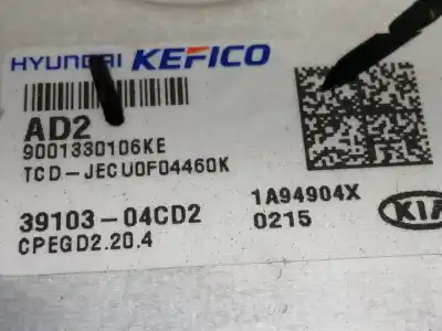 Second-hand car spare part ecu engine control for kia xceed business oem iam references 9101200148 9001330106ke / 1a94904x 3910304cd2