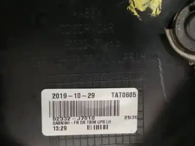 Peça sobressalente para automóvel em segunda mão forra / revestimento da porta dianteira esquerda por kia xceed business referências oem iam 82301j7222dqb 82370j7000wk 82332j70