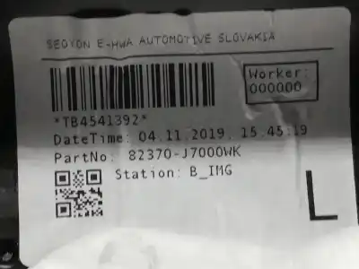 Peça sobressalente para automóvel em segunda mão forra / revestimento da porta dianteira esquerda por kia xceed business referências oem iam 82301j7222dqb 82370j7000wk 82332j70