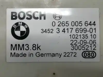 Peça sobressalente para automóvel em segunda mão sensor por bmw x3 (e83) 2.0d referências oem iam 0265005644 mm38k 3005212 10213510 3452341769901 341769901 