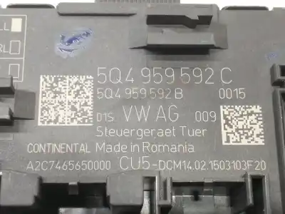 Second-hand car spare part comfort module for seat leon st (5f8) reference oem iam references 5q4959592  