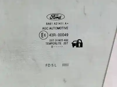 Peça sobressalente para automóvel em segunda mão vidro dianteiro esquerdo por ford fiesta (cb1) ghia referências oem iam   