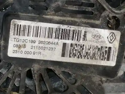 Автозапчастина б/у генератор для dacia duster ambiance 4x2 посилання на oem iam 231000091r  