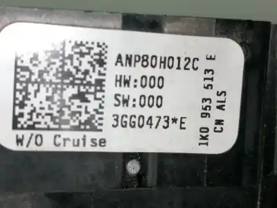 Second-hand car spare part indicator switch for seat leon (1p1) emocion oem iam references 1k0953513e  