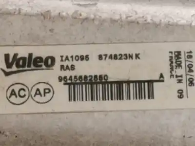 Peça sobressalente para automóvel em segunda mão intercooler por citroen c5 berlina sx (e) referências oem iam 9645682880a 874823n 