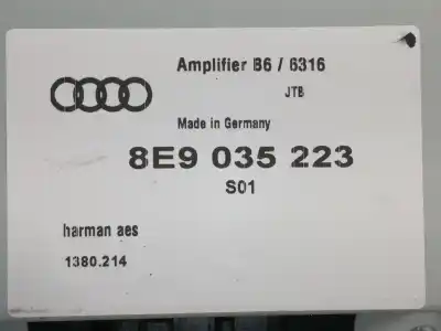 Pezzo di ricambio per auto di seconda mano modulo elettronico per audi a4 avant (8e) 2.0 fsi riferimenti oem iam 8e9035223 2752510370 / 491341030404 8e903538203s / 5233143